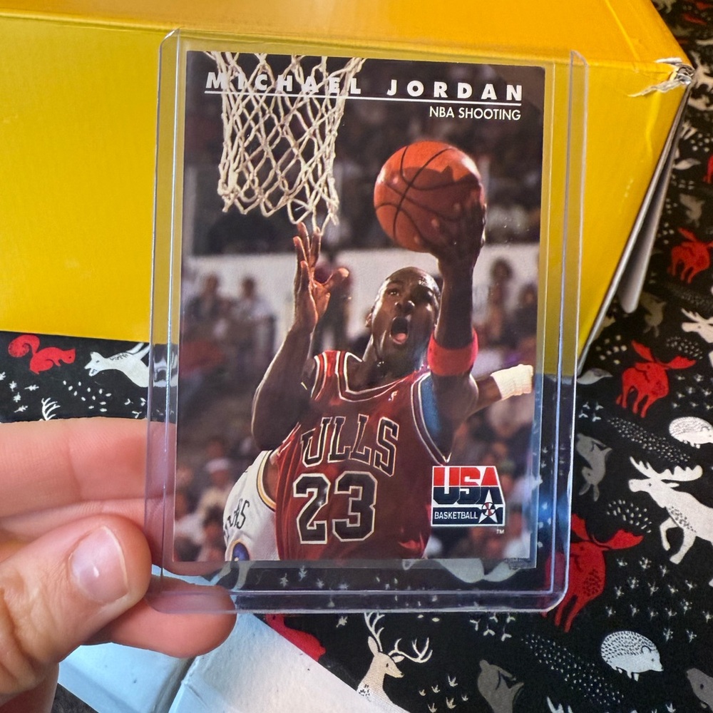 SkyBox 1992 Michael Jordan NBA Chicago Bulls Shooting USA Basketball Card 44